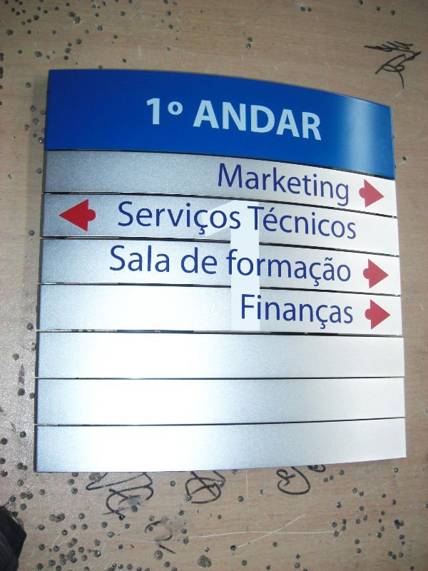 modular diretory sign
